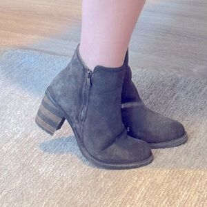 Genuine European Suede Booties